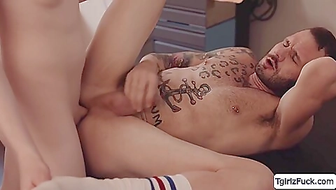 Masseur does a great anal massage for a hot blonde