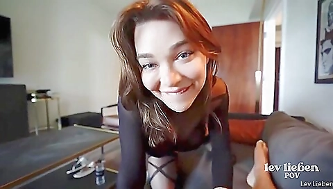 Busty brunette 18+ with big boobs gets fucked by a big black cock