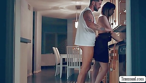 Bareback sex with a hot brunette slut in the pornplex