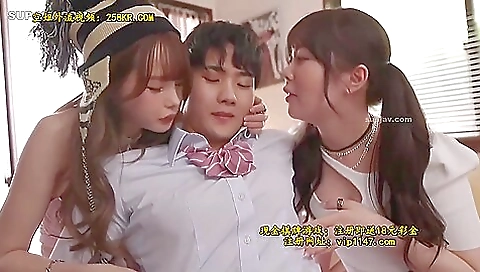 Japanese porn actresses made lesbian creampie porn