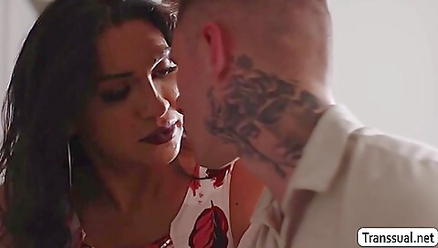 Brunette gets fucked in her ass and butt by her older stepdad