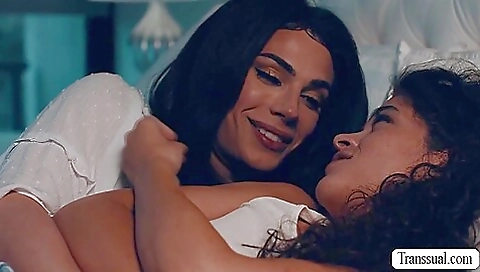 Brunette with a tattooed pussy gets fucked in her mouth