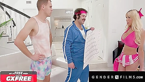 Russian Hunk Smashes Trans Babe Brittney Kade In Wild Anal Romp